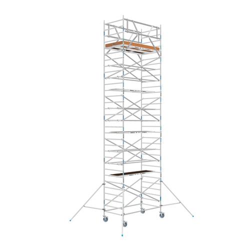 Alumexx Rolsteiger 135 x 250 x 10.2 mtr WH CLASSIC, Doe-het-zelf en Verbouw, Steigers, Rolsteiger of Kamersteiger, Nieuw, 5 meter of hoger