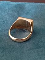 Ring - 14 karaat Geel goud Onyx - Onyx - Herenring 14karaat, Sieraden, Tassen en Uiterlijk, Ringen, Nieuw