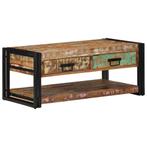 vidaXL Salontafel 90x50x38 cm massief gerecycled hout, Verzenden, Nieuw, Overige houtsoorten, 50 tot 100 cm