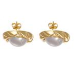 Oorbellen - 18 karaat Geel goud - Parel, Sieraden, Tassen en Uiterlijk, Oorbellen, Nieuw
