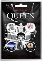 Queen - Freddie - button 5-pack officiële merchandise, Ophalen of Verzenden, Nieuw, Kleding