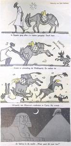 Spotprent over de opkomst van de Wafd-partij in Egypte, Antiek en Kunst, Kunst | Litho's en Zeefdrukken, Verzenden