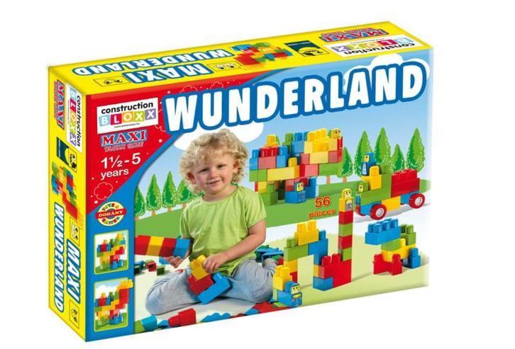 Doos met blokken Wonderland 56 stuks (Dohany Maxi Blokken), Kinderen en Baby's, Speelgoed | Bouwstenen, Nieuw, Ophalen of Verzenden