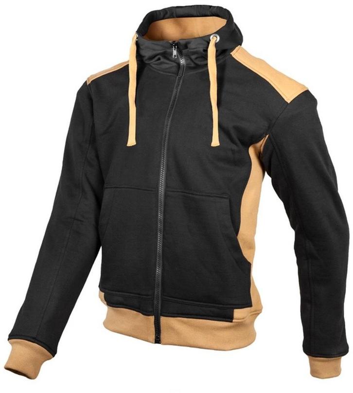 gms Grizzly Zwart Bruine Motorhoodie, Motoren, Kleding | Motorkleding, Heren, Nieuw met kaartje, Jas | textiel, Verzenden