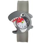 Fako® - Kinderhorloge - Slap On Mini - Haai - Grijs, Verzenden, Nieuw