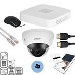 Set 4x Dome 8MP + Recorder & Bekabeling, Ophalen of Verzenden, Nieuw