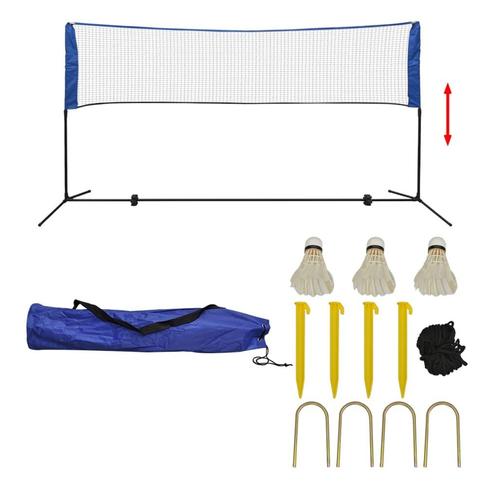 vidaXL Badminton net met shuttles 300x155 cm, Sport en Fitness, Badminton, Nieuw, Verzenden