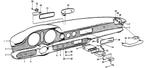 Volvo P1800 S dashboard RHD, Verzenden, Nieuw, Volvo