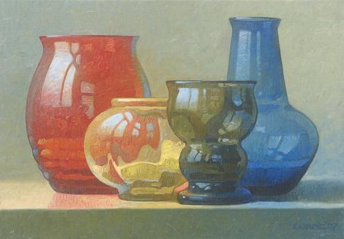 Epko Co Cordel (1957), Glas stilleven I, Antiek en Kunst, Kunst | Schilderijen | Modern