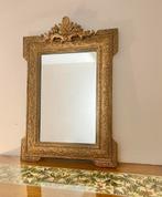 Antieke Franse kuifspiegel 85x58cm, Ophalen of Verzenden