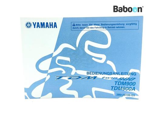 Instructie Boek Yamaha TDM 900 (TDM900) German, Motoren, Onderdelen | Yamaha, Gebruikt, Verzenden