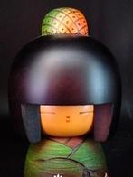 Gumma creatieve Kokeshi-pop - Hout - Masae Fujikawa - Japan, Antiek en Kunst
