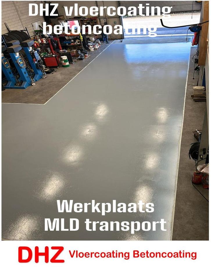 2K Epoxy Werkplaats vloer coating 45kg-240m2 Garage Showroom, Doe-het-zelf en Verbouw, Verf, Beits en Lak, 20 liter of meer, Grijs