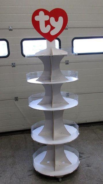 Rek, Display, rond ø58cm, demontabel beschikbaar voor biedingen