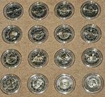 Griekenland. 2 Euro 2004/2020 (16 coins) (Zonder