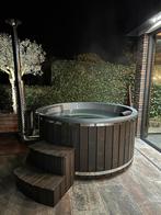 Luxe duurzame hottub | Houtgestookt | Hot tub | Thermowood, Tuin en Terras, Overige Tuin en Terras, Nieuw, Ophalen of Verzenden