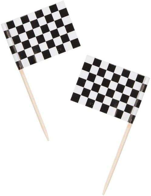 Formule 1 Cocktailprikkers Plastic 24st, Hobby en Vrije tijd, Feestartikelen, Nieuw, Verzenden