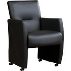 Leren eetkamerstoel Pleasure - Toledo Pacific (donkerblauw), Huis en Inrichting, Stoelen, Eigentijds, Modern, Blauw, Nieuw, Leer