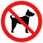 15 Stickers van 5 cm Verboden voor Honden stickers, Nieuw, Verzenden