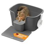Grote Kattenbak 75cm Grijs | Tweedekansje | OP=OP, Dieren en Toebehoren, Kattenbakken, Ophalen of Verzenden, Zelfreinigend, Nieuw