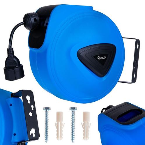 230 Volt Stroomhaspel 15 Meter X 1.5mm2 - Kabelhaspel Automa, Auto-onderdelen, Elektronica en Kabels, Nieuw, Universele onderdelen