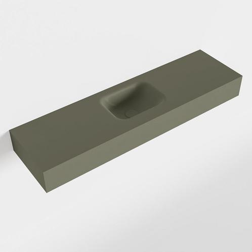 MONDIAZ LEX Army vrijhangende solid surface wastafel 110cm., Doe-het-zelf en Verbouw, Sanitair, Overige typen, Nieuw, Ophalen of Verzenden