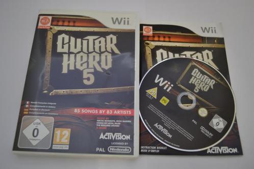 Guitar Hero 5 - Not For Resale (Wii EUR), Spelcomputers en Games, Games | Nintendo Wii, Zo goed als nieuw, Verzenden