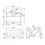 Fontein Wiesbaden Julia 30x28x12,5 cm Solid Surface Mat Wit, Ophalen of Verzenden, Nieuw