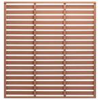 vidaXL Schuttingpaneel 180x180 cm HKC bruin, Tuin en Terras, Verzenden, Nieuw, Kunststof, Minder dan 1 meter