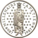 Frankrijk. Lot of 3 silver coins (10 Francs & 100 Francs)