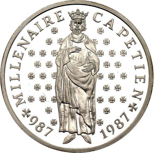 Frankrijk. Lot of 3 silver coins (10 Francs & 100 Francs), Postzegels en Munten, Munten | Europa | Euromunten