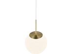 Nordlux Grant 25 - Hanglamp - Opaalglas - Messing, Verzenden, Zo goed als nieuw