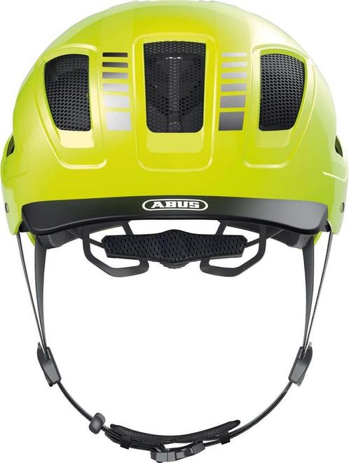 Abus Hyban 2.0 Fietshelm Signal Yellow L (56 - 61 cm), Fietsen en Brommers, Fietsaccessoires | Fietshelmen, Nieuw, Ophalen of Verzenden