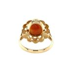 Gouden vintage ring met camee 14 kt, Sieraden, Tassen en Uiterlijk, Ophalen of Verzenden, Nieuw