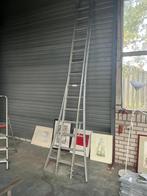 Online veiling: delige Uitschuifladder, Doe-het-zelf en Verbouw, Ladders en Trappen, Gebruikt