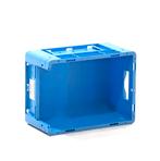 Stapelbak kunststof  L: 400, B: 300, H: 210 (mm) blauw, Doe-het-zelf en Verbouw, Kratten en Dozen, Nieuw, Ophalen of Verzenden