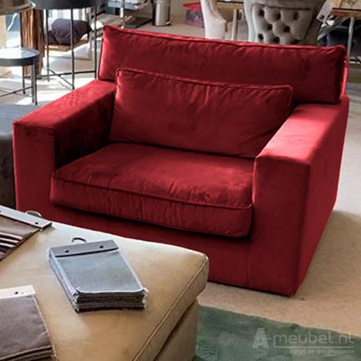 Oudenbosch Loveseat - loveseats - Rood, Huis en Inrichting, Stoelen, Rood, Nieuw, Stof