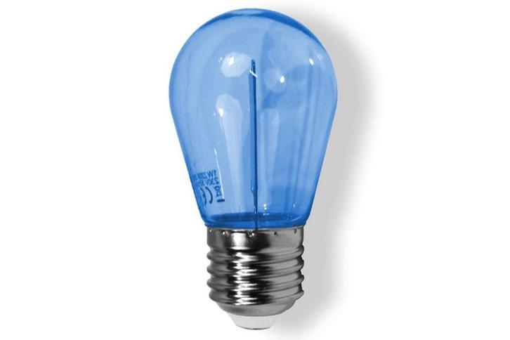 Led lamp Blauw | Filament | 1 watt, Huis en Inrichting, Lampen | Losse lampen, Led-lamp, Nieuw, Minder dan 30 watt, E27 (groot)
