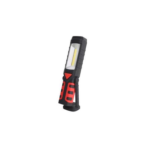 Magnetische LED zaklamp - Wit + rood - Op batterijen, Doe-het-zelf en Verbouw, Gereedschap | Handgereedschap, Nieuw, Ophalen of Verzenden