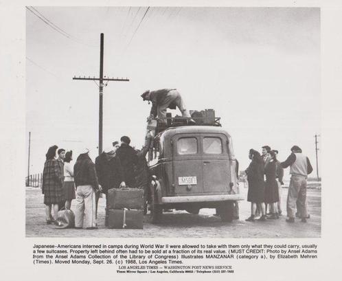Ansel Adams (1902-1984) - Forced Relocation:, Antiek en Kunst, Kunst | Schilderijen | Modern
