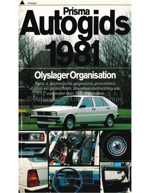 1981 PRISMA AUTOGIDS NEDERLANDS, Boeken, Auto's | Folders en Tijdschriften