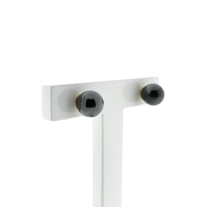 Gouden oorstekers met Tahiti parel (oorbellen, geelgoud), Sieraden, Tassen en Uiterlijk, Oorbellen, Overige kleuren, Gebruikt