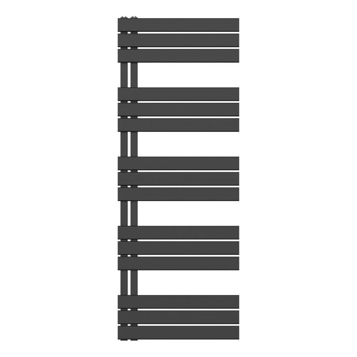 HANDDOEKRADIATOR LINKS AANSLUITING/COMB- ZWART 1600X600-8..., Doe-het-zelf en Verbouw, Verwarming en Radiatoren, Verzenden