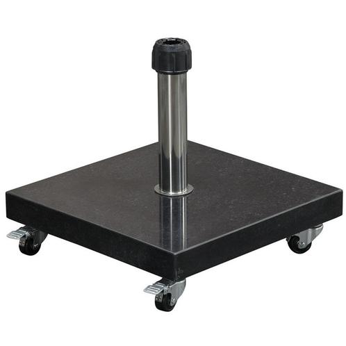AVH parasolvoet 40 kg met 4 wielen donker zwart graniet, Tuin en Terras, Parasols, Nieuw, Ophalen of Verzenden