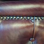 Chesterfield Ingleton Hocker Cognac, Huis en Inrichting, Banken | Voetenbanken en Poefen, Nieuw, Leer