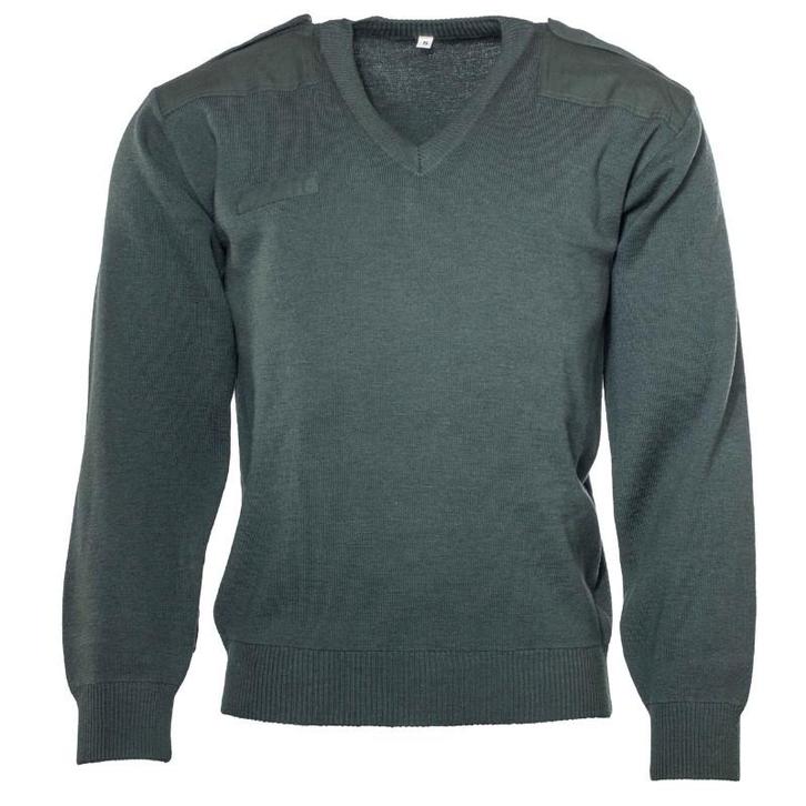 KL marechaussee commando trui 100% Wol met v-hals, leger..., Sport en Fitness, Bergsport en Wandelen, Kleding, Gebruikt, Ophalen of Verzenden