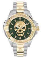 Philipp Plein PWNAA0622 The $kull Genderless horloge 41 mm, Nieuw, Overige merken, Staal, Staal