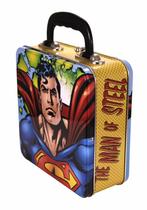 Superman Square Tin Lunch Box, Ophalen of Verzenden, Nieuw