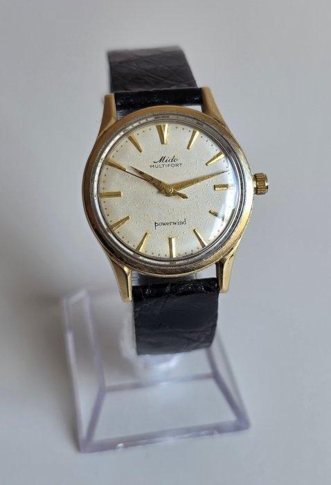 Mido - Multifort - Superautomatic, 14K Goldcap - Zonder, Sieraden, Tassen en Uiterlijk, Horloges | Heren