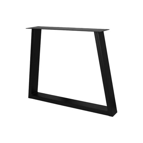 Stalen Trapezium Poot 10x4 cm Zwart (1 stuk), Doe-het-zelf en Verbouw, Overige Doe-het-zelf en Verbouw